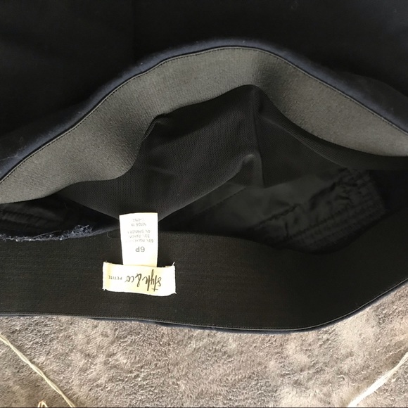 Petite Navy Blue Pants Spandex Waist - Picture 7 of 7